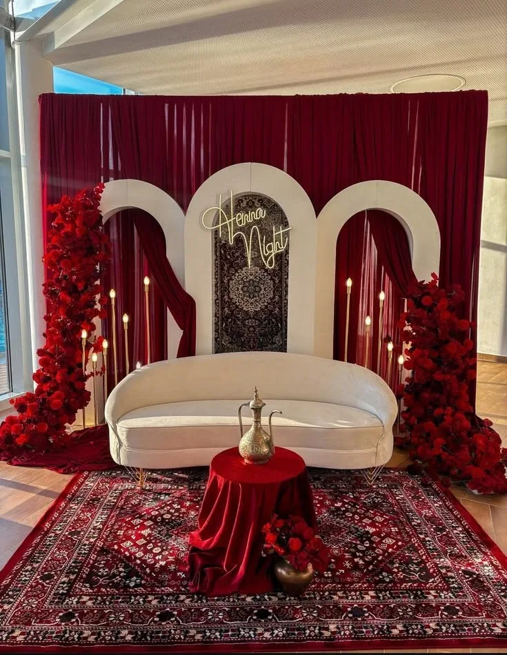Mehndi Stage Design